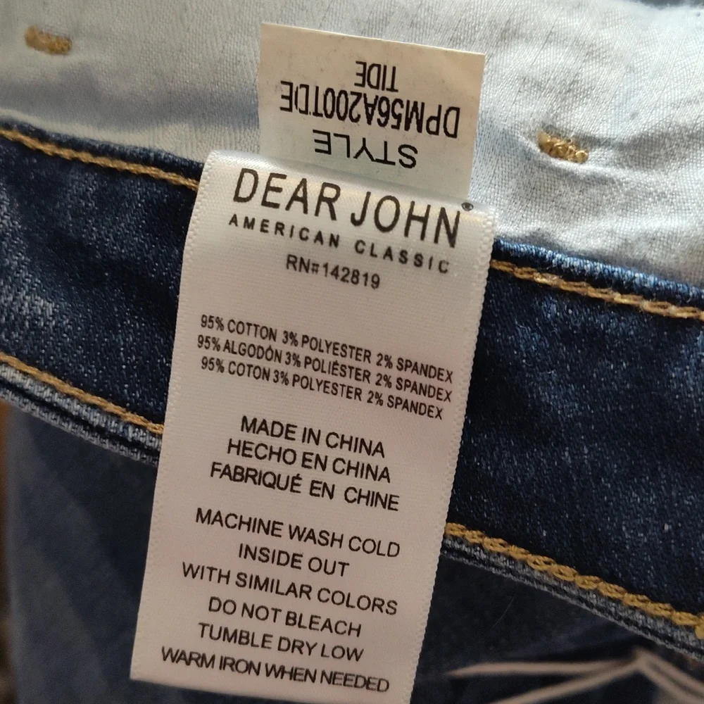 Dear John American Classic Women's Size 28th Medium Wash Denim Blue Jeans - Picture 12 of 12